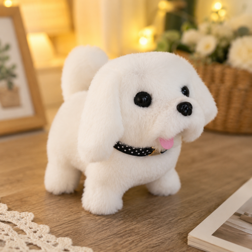 Dog Toy Electric Plush Interactive Robot Puppy