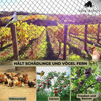 AgriNet Pro Gartennetz | UV-beständig & Reißfest | Vielseitiger Pflanzenschutz | In Wunschgröße erhältlich