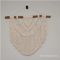 Macrame Wall Hanging Boho Decor Bohemian Fibre Art Modern Coastal Home Beach House Southwestern Style Minimalist Yarn Tapestry