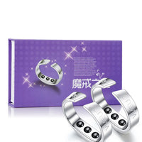 4 Sizes Anti Snore Ring Magnetic Therapy Acupressure Treatment Against Snoring Device Snore Stopper Finger Ring Sleeping Aid