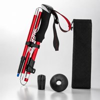 Trekking Poles Foldable Hiking Adjustable Trail Walking Sticks