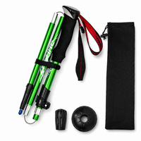Trekking Poles Foldable Hiking Adjustable Trail Walking Sticks