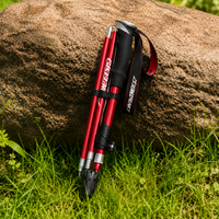 Trekking Poles Foldable Hiking Adjustable Trail Walking Sticks