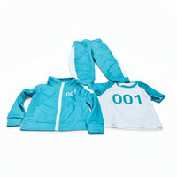 Kids Costume Tracksuit 3 Piece Dress Up Outfit Set