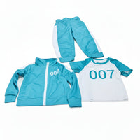 Kids Costume Tracksuit 3 Piece Dress Up Outfit Set