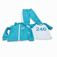 Kids Costume Tracksuit 3 Piece Dress Up Outfit Set