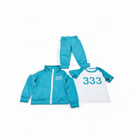 Kids Costume Tracksuit 3 Piece Dress Up Outfit Set