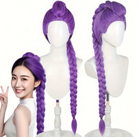 Wig Cosplay Hairpiece Kids Costume Party Wig Set