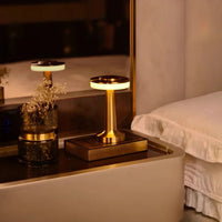 Draadloze Retro Tafellamp met Dimbaar Licht voor Restaurant en Woonkamer