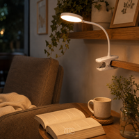 OCS - Flexibele Draadloze Klemlamp - Oplaadbaar & 360° Flexibel