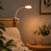 OCS - Flexibele Draadloze Klemlamp - Oplaadbaar & 360° Flexibel