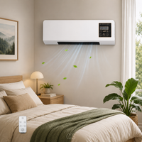 OCS - Wandgemonteerde Wandventilator / Aircooler met Verwarming - met Afstandsbediening & Timer