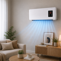 OCS - Wand Aircooler/wandventilator met Verwarming & Droogrek - Met Afstandsbediening