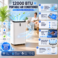 Aire acondicionado portátil 12000 BTU enfriador y deshumidificador