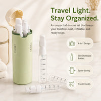 PourPod 4-in-1 Dispensing Travel Bottle