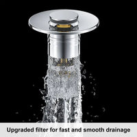 Stainless Steel Drain Strainer 2-in-1 Drain Protectors Sink Drains Filter Hair Catcher Sink Strainer Stopper For Bathroom