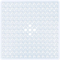 53x53cm Non Slip Shower Mat for Inside Shower Stall Mats for Bathroom Floor, Soft Bath Mat for Bathtubs with Big Suction Cups