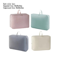 4PCS/set Compression Packing Clothes Down Jacket Cotton Quilt Storage Foldable Large Capacity Expansion Organizer Bag