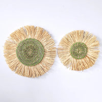 1pcs Straw Wall Decorations Wall Decorations Thatch Woven Wall Decorations Moroccan Style Decorations Bedside Hangings