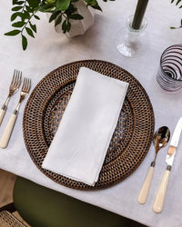 10PCS Personalized Design Housewarming Gift Wedding 100% Linen Napkins,Customized Monogram Linen Cotton Dinner Cloth Embroidered
