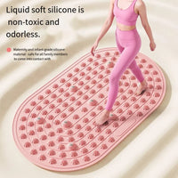 1pcs，Foot acupoint massage pad, anti fatigue desk foldable finger pressure board, indoor stationary running exercise pad
