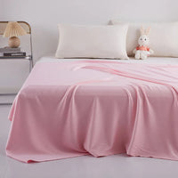 100% Bamboo Fiber Summer Blanket Lightweight Breathable Diamond Grid Air Condition Cooling Quilt Skin-friendly Duvet Comforter