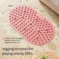 1pcs，Foot acupoint massage pad, anti fatigue desk foldable finger pressure board, indoor stationary running exercise pad