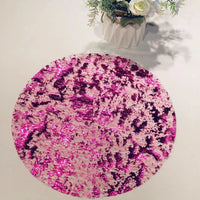 20/100PCS Metallic Foil Placemats 33cm Round Super Thin Disposable Glitter Gold Table Mats For Wedding Birthday Party Home Decor