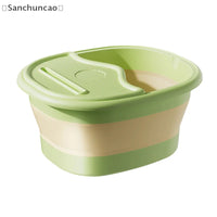 1Pcs Foldable Home Foot Bath Bucket Massage Foot Wash Leisure Health Bucket Foot Bath Basin Portable Foot Soak Foot Tub