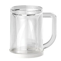 Home with Handle Liquid Refrigerator Frozen Cup Summer PET/PP Freezer Beer Mugs Thickened 20oz Drink Glass Beer Mug