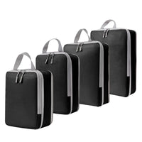 4PCS/Set Compressible Packing Travel Storage Bag Cubes Waterproof Suitcase Portable With Handbag Luggage Organizer