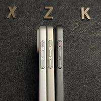For iphone 17 16 Pro Max 17 Pro Case Hard Titanium Glossy Corrugated Stripe Anti-Fingerprint Back Cover For iphone 17 Pro Shell