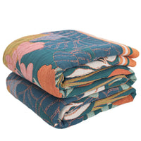 New Flowers Cotton Blanket Bedspread Single Double Home Decor Sofa Cover Summer Cooling Quilt Nap Blanket Cover Soft Bed Sheet