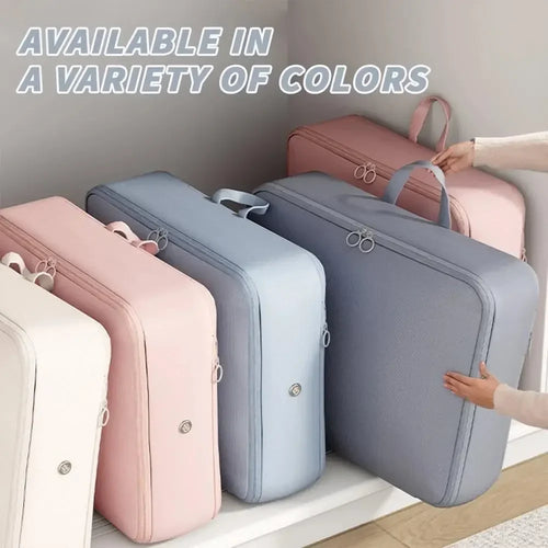 4PCS/set Compression Packing Clothes Down Jacket Cotton Quilt Storage Foldable Large Capacity Expansion Organizer Bag