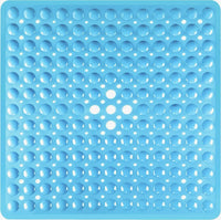53x53cm Non Slip Shower Mat for Inside Shower Stall Mats for Bathroom Floor, Soft Bath Mat for Bathtubs with Big Suction Cups