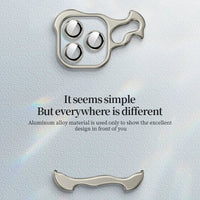 Luxury Alien Titanium Alloy Bumper Phone Case For iPhone 15 13 12 14 Pro Max 15Plus Metal Lens Film Protection Corner Pads Cover