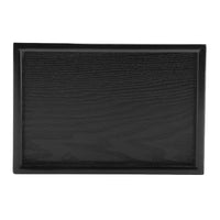Wooden Tea Tray Rectangle Shape Solid Wood Tea Coffee Snack Food Meals Serving Tray Plate for Home Hotels Restaurants Canteens