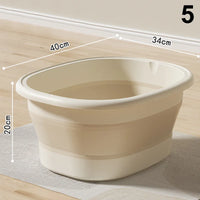 1Pcs Foldable Home Foot Bath Bucket Massage Foot Wash Leisure Health Bucket Foot Bath Basin Portable Foot Soak Foot Tub