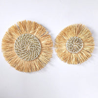 1pcs Straw Wall Decorations Wall Decorations Thatch Woven Wall Decorations Moroccan Style Decorations Bedside Hangings