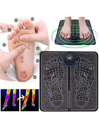 2026Foot Massager Foot Therapy Machine EMS Foot Massage Pad Pulse Fully Automatic Foot Meridian Pressing Device