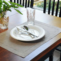 White Cloth Napkins - 12 Piece Pack | Cotton Linen Napkins | Dinner Table Napkins | Elegant Wedding Table Napkins Set | Restaurant Napkin Cloth