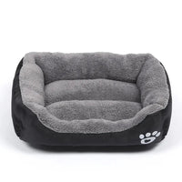 Soft Square Large Dog Sofa Elastic Dog House Cushion Winter Warm Medium Dog Bed Washable Cat Kennel House Accessories