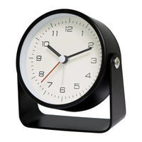 1pc Creative Metal Small Alarm Clock, Student Specific Silent Desktop Clock,Minimalist Quartz Clock，For Room Desk Office Decor