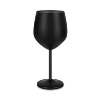 500ML Stainless Steel Goblet Red Wine Cocktail Glass Unbreakable Metal Tall Champagne Glass Bar KTV European Style Goblet Glass