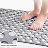Bath Mat With Drain Holes Non Slip Bath Mat Easy Clean Bathtub Mat With Drain Holes And Suction Cups Bathroom Accessories