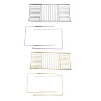 Bathtub  Tray Stainless Steel Expandable Shower Tub Tray for Luxury Bath Bathroom Accessories Expandable Bathtub Tray