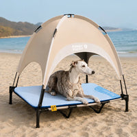 Breathable Cooling Elevated Dog Bed With Cooling Mat