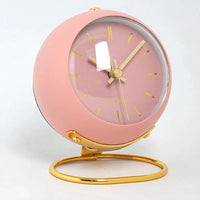 Nordic Creative Electronic Desk Clock, Minimalist Children's Alarm Clock, New Desktop Bedside Student Silent Luminous Pointer