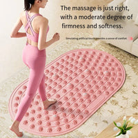 1pcs，Foot acupoint massage pad, anti fatigue desk foldable finger pressure board, indoor stationary running exercise pad
