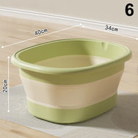 1Pcs Foldable Home Foot Bath Bucket Massage Foot Wash Leisure Health Bucket Foot Bath Basin Portable Foot Soak Foot Tub